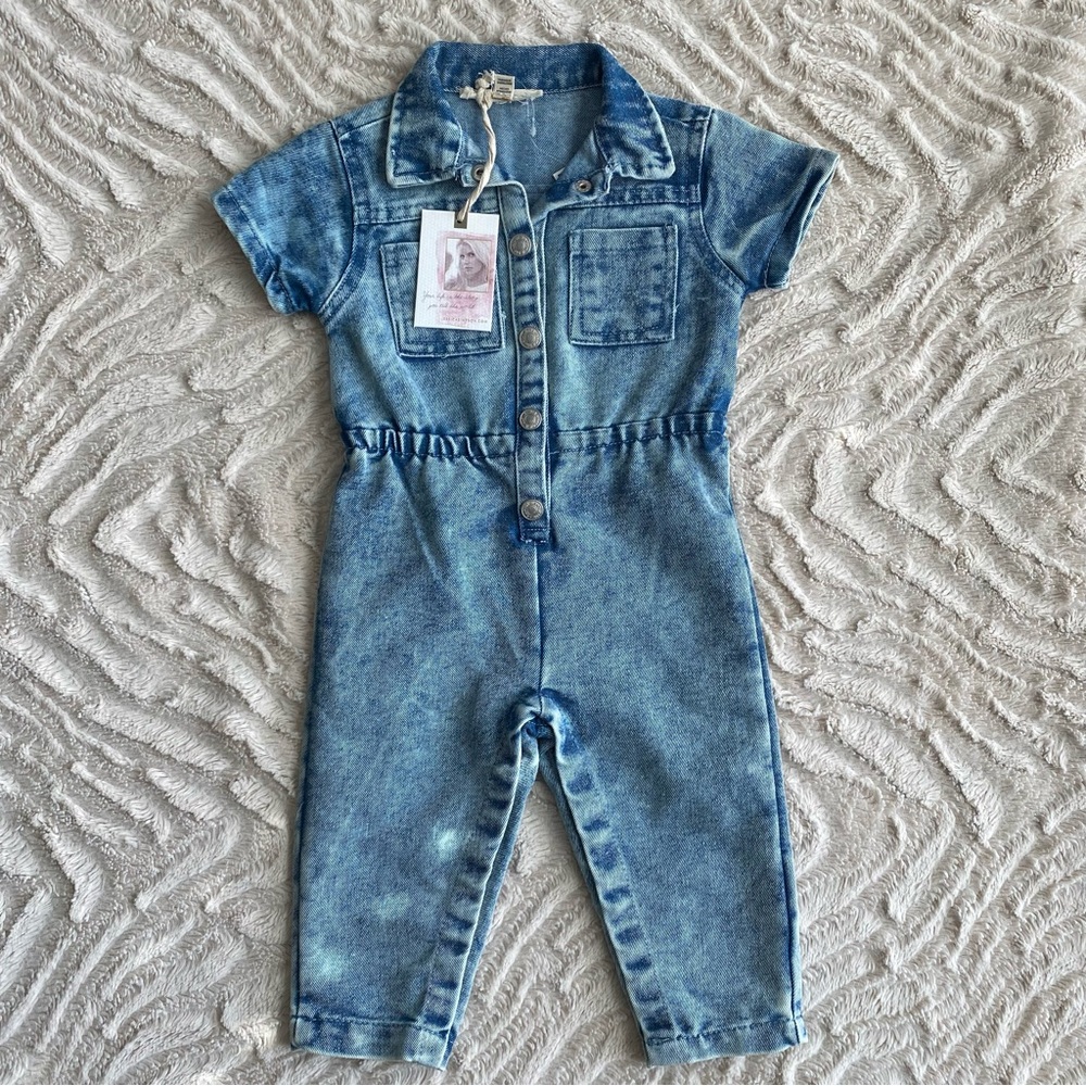 NWT Jessica Simpson denim jumpsuit